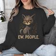 Ew People Moody Cat Sarcastic Introvert Artwork Unisex Sweatshirt Ew People Moody Cat Sarcastic Introvert Artwork Unisex Sweatshirt