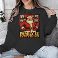 Family Christmas Retro Santa Holiday Nostalgia Vibes Unisex Sweatshirt Family Christmas Retro Santa Holiday Nostalgia Vibes Unisex Sweatshirt