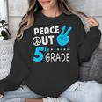 Fifth Grade Graduation Peace Out 5th Grade Boys Unisex Sweatshirt