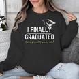 I Finally Graduated Back To Gaming Gamer Graduation Unisex Sweatshirt