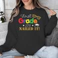 First 1st Grade 2018 Nailed It Graduation Shirt Unisex Sweatshirt