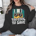 Floppy Disk Retro Tech Nostalgia Old School Computing Humor Unisex Sweatshirt Floppy Disk Retro Tech Nostalgia Old School Computing Humor Unisex Sweatshirt