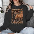 Fox Red Labrador Retriever Introvert Foxred Lab Unisex Sweatshirt
