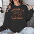 French Patisserie Lover Introvert Croissant Conversation Unisex Sweatshirt French Patisserie Lover Introvert Croissant Conversation Unisex Sweatshirt