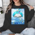 Frutiger Aero Aesthetic Tech Book Butterfly Unisex Sweatshirt
