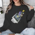 Frutiger Aero Aesthetic Tech Computer Aquarium Fishes Unisex Sweatshirt Frutiger Aero Aesthetic Tech Computer Aquarium Fishes Unisex Sweatshirt