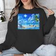 Frutiger Aero Beach Y2k Aesthetic Palm Tree Sand Ocean Men Women Girls Kids Unisex Sweatshirt Frutiger Aero Beach Y2k Aesthetic Palm Tree Sand Ocean Men Women Girls Kids Unisex Sweatshirt