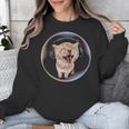 Frutiger Aero Cat Wearing Headphones Bubble 2000s Gen-Z Meme Unisex Sweatshirt Frutiger Aero Cat Wearing Headphones Bubble 2000s Gen-Z Meme Unisex Sweatshirt