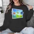 Frutiger Aero Fish Unisex Sweatshirt