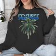 Frutiger Aero Palm Tree Y2k Aesthetic 2000s Trend Unisex Sweatshirt Frutiger Aero Palm Tree Y2k Aesthetic 2000s Trend Unisex Sweatshirt