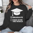 Funny Graduate Joke Mens Womens Graduation Gifts Unisex Sweatshirt