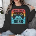 Game Over Class Of 2026 Shirt Students Last Day Graduation Unisex Sweatshirt