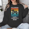 Gamer Graduation 2021 Retro 9th Grade Level Complete Unisex Sweatshirt