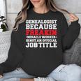 Genealogist Miracle Worker Genealogy Graduation Unisex Sweatshirt