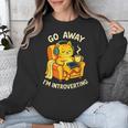 Go Away I'm Introverting Cat Coffee Headphones Unisex Sweatshirt Go Away I'm Introverting Cat Coffee Headphones Unisex Sweatshirt