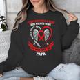 Go Red In Memory Of Papa Heart Disease Awareness Memorial Unisex Sweatshirt Go Red In Memory Of Papa Heart Disease Awareness Memorial Unisex Sweatshirt