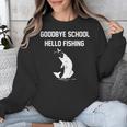 Goodbye School Hello Fishing Graduation T-Shirt Unisex Sweatshirt