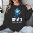 Grad Class Of 2025 Boys Shark Graduation Graduated Unisex Sweatshirt