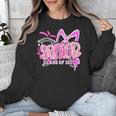 Graduation 2027 Senior 2027 Class Of 2027 Coquette Pink Girl Unisex Sweatshirt