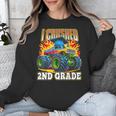 Graduation 2nd Grade Monster Truck Boys I Crushed Grad Unisex Sweatshirt