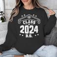 Graduation BS Class Of 2024 Grad Congratulations Graduate Unisex Sweatshirt