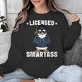 Graduation Penguin Licensed Smartass Graduate Unisex Sweatshirt