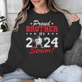 Graduation Proud Brother Of A 2024 Senior Baseball Player Unisex Sweatshirt