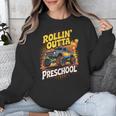 Graduation Rollin' Outta Preschool Monster Truck Boys Pre-K Unisex Sweatshirt