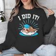 Graduation Did It Sloth Graduate Animal Sloths Sloth Unisex Sweatshirt