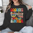 Groovy Goodbye 7th Grade Graduation Hello Summer Kids Unisex Sweatshirt