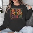 Grouchy Potato Crew Introvert Sarcasm Unisex Sweatshirt