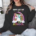 Happy Last Days Of School Graduation Class 2022 Unicorn Girl Unisex Sweatshirt