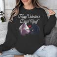 Happy Valentines Day Self Introvert Humor Antisocial Unisex Sweatshirt
