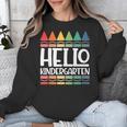 Hello Kindergarten First Day Back To School Graduation Unisex Sweatshirt