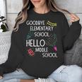 Hello Middle School Graduation Elementary School T-Shirt Unisex Sweatshirt