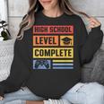High School Level Complete Class Of 2024 Senior Graduation Unisex Sweatshirt