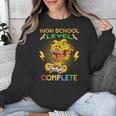 High School Level Complete Gamer Graduation Dinosaur 2021 Unisex Sweatshirt