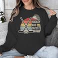 Hockey And Tacos Retro Nostalgia Lovers Unisex Sweatshirt