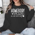 Homebody Introvert Cozy Trendy Indoorsy Homebody Unisex Sweatshirt