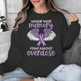 Honor Their Memory Overdose Awareness Support Unisex Sweatshirt Honor Their Memory Overdose Awareness Support Unisex Sweatshirt