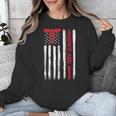 Hospice Aide American Flag Nurses Graduation Medical Unisex Sweatshirt