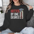 Hotter By One Degree Phd MBA College Graduation Unisex Sweatshirt