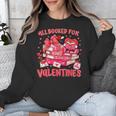 HUGvyn All Booked For Valentines Teacher Book Reading Heart Unisex Sweatshirt