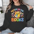 HUGvyn Preppy 100 Days In The Books Teacher Reading Coffee Unisex Sweatshirt HUGvyn Preppy 100 Days In The Books Teacher Reading Coffee Unisex Sweatshirt