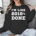 I'm Like 2018 Done Class Of 2018 Graduation T-Shirt Unisex Sweatshirt