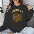 I'm This Old Please Rewind 80s 90s Nostalgia VHS VCR Unisex Sweatshirt I'm This Old Please Rewind 80s 90s Nostalgia VHS VCR Unisex Sweatshirt