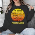 I'm Outstanding Retro Introvert Mountain Trip Lover Unisex Sweatshirt I'm Outstanding Retro Introvert Mountain Trip Lover Unisex Sweatshirt
