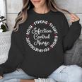 Infection Control Nurse Nurses Graduation Medical Love Unisex Sweatshirt