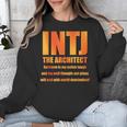 INTJ Architect Personality Introvert Sarcastic Orange Unisex Sweatshirt INTJ Architect Personality Introvert Sarcastic Orange Unisex Sweatshirt