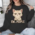 Introvert Anime Cat Ew People Unisex Sweatshirt Introvert Anime Cat Ew People Unisex Sweatshirt
